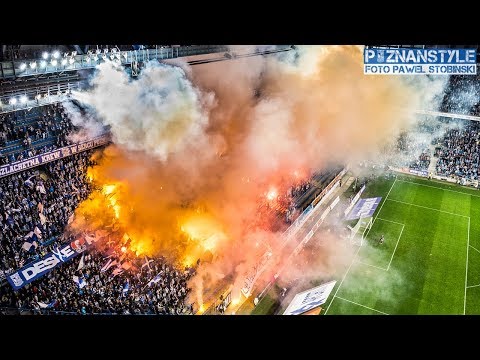 10 MINUTOWE PIROSHOW LECH POZNAŃ ULTRAS na meczu z Legią Warszawa (01.10.2017)