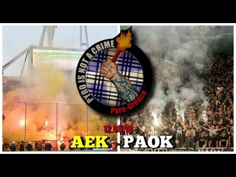AEK - PAOK, Greek Cup final, 12.05.18 // Pyro-Greece