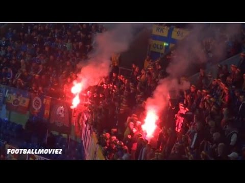 Pyro + Support - Sparta Prag auf Schalke (FC Schalke 04 - Sparta Prag 22.10.15)