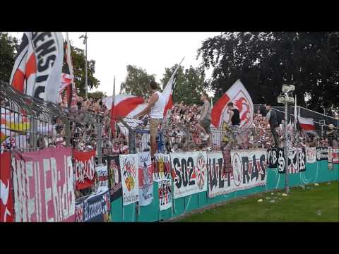 15/16 Support / Pyro Video VfB Stuttgart 8.8.2015 (Holstein Kiel - VfB) DFB-Pokal