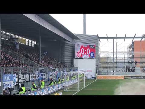 Karlsruher SC Support in Wiesbaden 2019