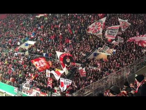 VfB Stuttgart Fans in Mainz Pokal 17/18