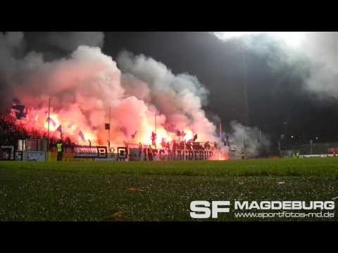 SV Babelsberg 03 gegen 1. FC Magdeburg - Silvesterliche Eindrücke - www.sportfotos-md.de