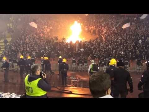 Crvena Zvezda - Partizan Beograd 2013.11.02. / Grobari burned Marakana 12 mins long video/ VI.